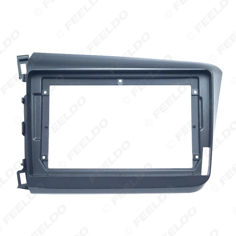 FEELDO автомобиль 2DIN CD/DVD gps навигация фасции Рамка адаптер для Honda Civic 12-15 " Audi приборная панель рамка Установка отделка комплект
