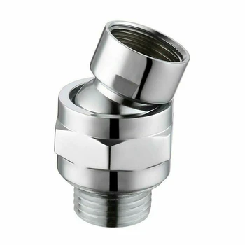 

Brass Chrome Ball Joint Shower Arm Head Angle Adjustable Swivel Adapter
