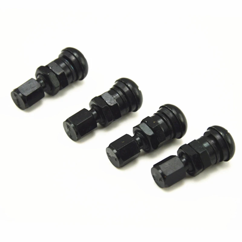 4x Aluminum Bolt-in Car Motorcycle Tubeless Wheel Tire Valve Stems With Dust Cap 4x Aluminum Bolt-in Car Motorcycle Tubeless Wheel Tire Valve Stems With Dust Cap