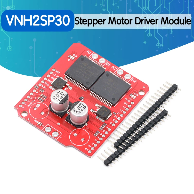 Драйвер шагового двигателя Monster Moto Shield VNH2SP30 высокотоковый 30 А для arduino |