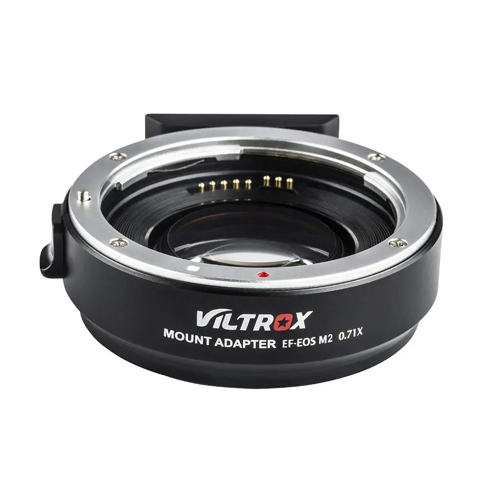 VILTROX EF-E OS M2 адаптер для крепления объектива с автофокусом 0.71x усилитель фокусного редуктора для объектива Canon EF к E O S EF-M беззеркальная камера M