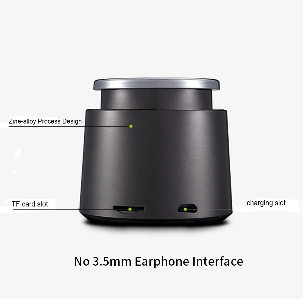 ICozzier ультра портативный Bluetooth 4,0 динамик, HiFi беспроводной динамик с чувствительным сенсорным управлением и встроенным микрофоном, громкая связь