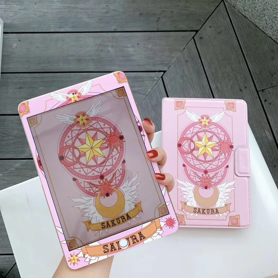 Cardcaptor Sakura Сейлор Мун Одна деталь узор 7," планшет закаленное Стекло Экран Защитная крышка для iPad Mini 1/2/3 Чехол