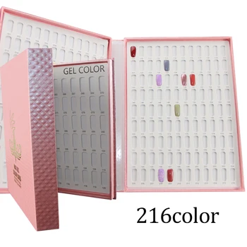 

False Nail Color Book Display Board Nail Art Gel Polish Color Card Nail Color Chart Nail Display Books