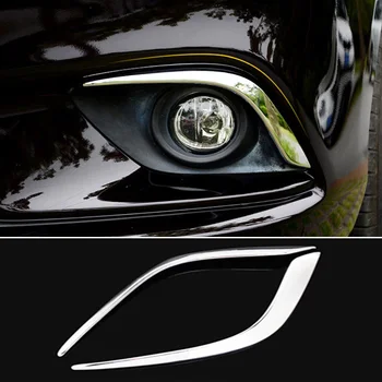 

Chrome Fog Light Cover Front Trim Strip Silver ABS Plastic Replacement For Mazda 6 Atenza Gj Accessories