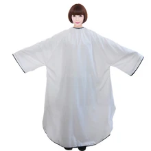 Накидка для парикмахера с длинным рукавом, большой размер, для салона, для стрижки волос, водонепроницаемая ткань, для салона, для парикмахерского платья, накидка для парикмахерского платья