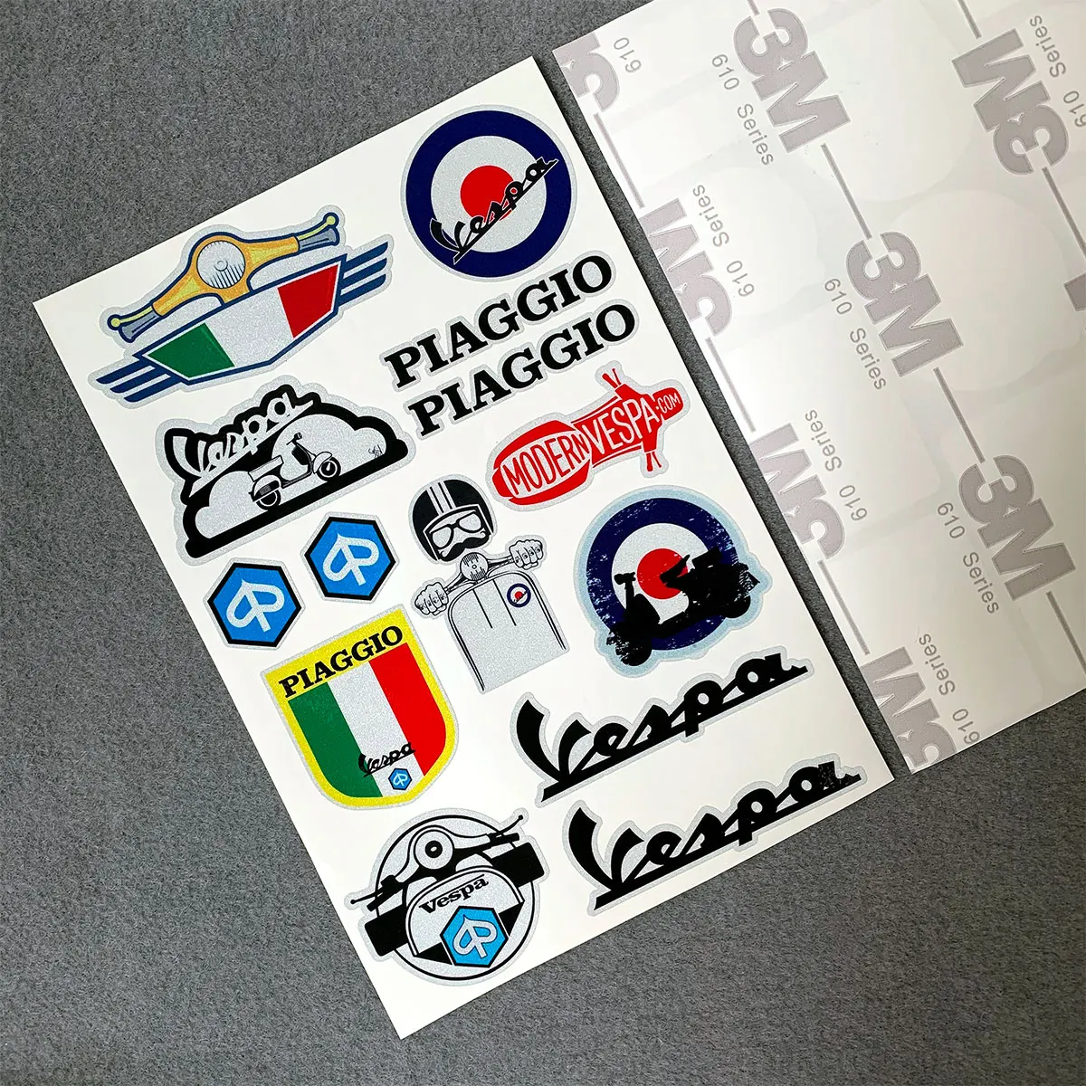 Для PIAGGIO VESPA GTS GTV LX LXV LT PX PRIMAVERA 50 125 150 200 250 300 300ie наклейки мотоциклетные виниловые 3M