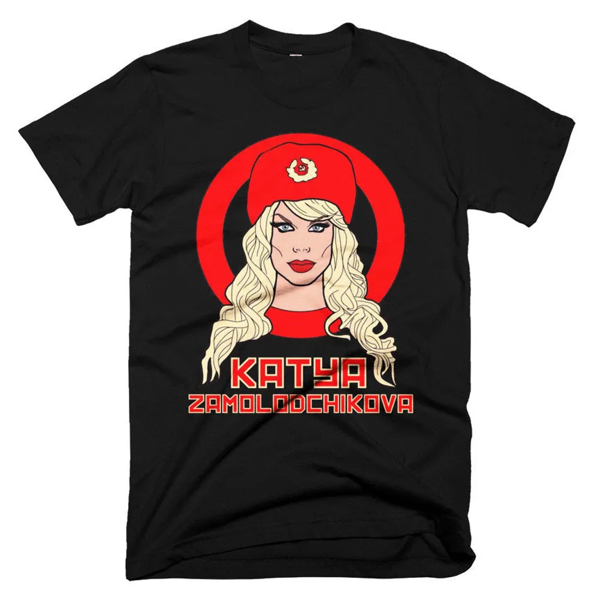 Kateya Zamolodchikova Fan Art футболка Rupaul'S Drag racing футболки Trixie Mattel летняя стильная | Мужская