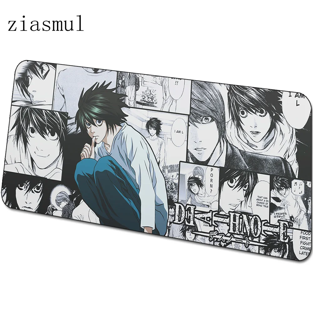 Death Note mats 900x400x4mm Kira gaming mouse pad big keyboard