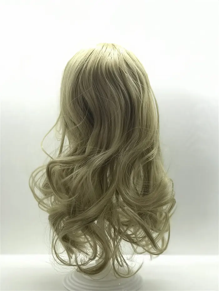 New Golden Curly Hair Wig para 22