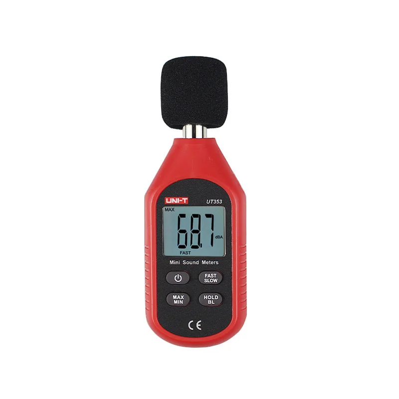 UNI-T UT353 Portable Noise Measuring Instrument Db Meter 30~130dB LCD Mini Audio Sound Level Meter Decibel Monitor