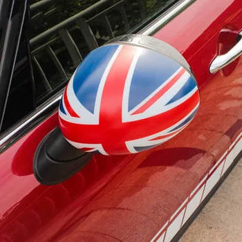 

Car Rearview Mirror Decorative Shell Exterior Sticker For BMW MINI Cooper S JCW R55 R56 R60 R61 Car Styling Accessories