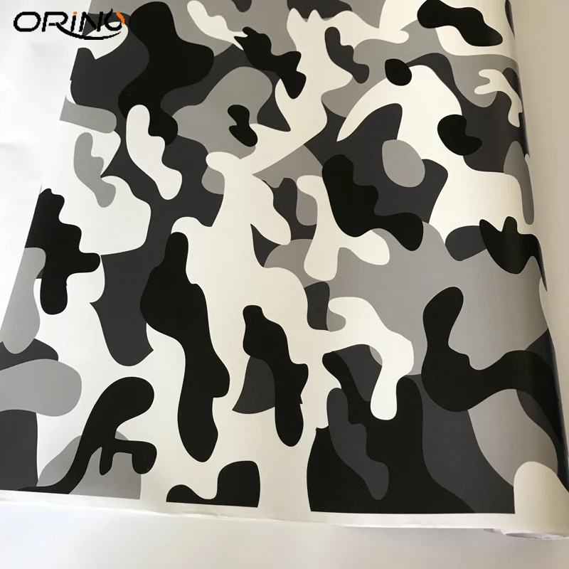 Black White Vinyl Film Wrap-7