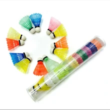 

Factory wholesale high quality many color 12 pcs pack the color foam badminton ball plastic headball children