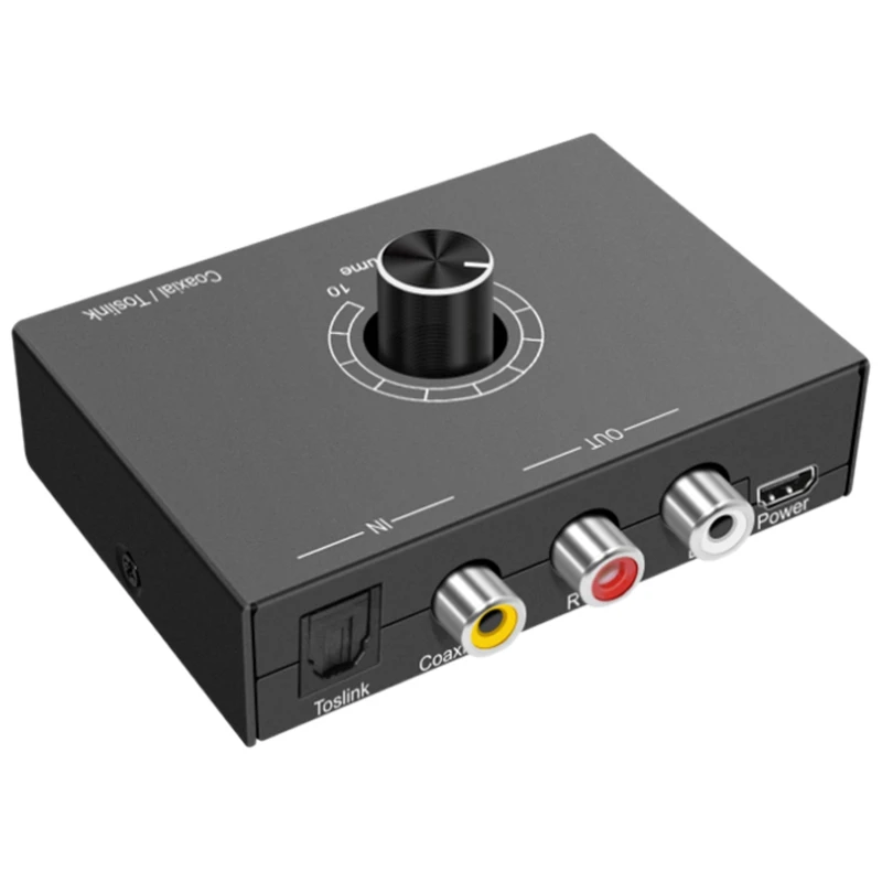 o Amplifier Digital to Analog Optical and Coaxial RCA 3 5mm Headphone Amplifier