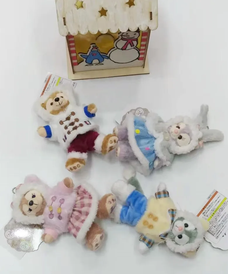 Duffy медведь друг шеллимей желатони кошка Стелла Лу веселый зимний праздник ремень Костюм плюшевая игрушка брелок Рождество