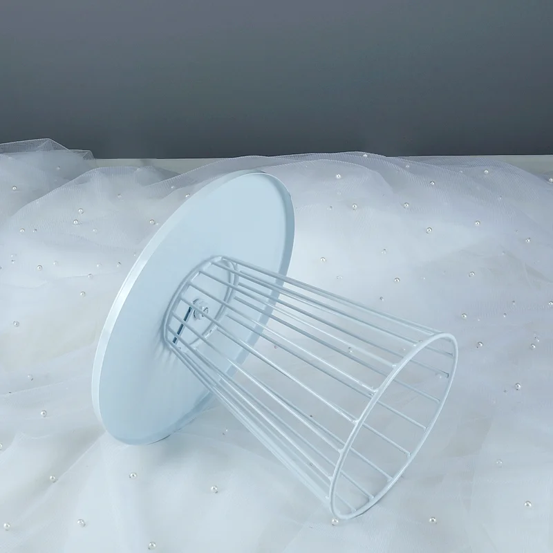 웨딩 티 파티용 완벽한 케이크 스탠드, 골드, 화이트, 핑크, 블루, 블랙, 아름다운 디자인, 20cm, 25cm, 1 개