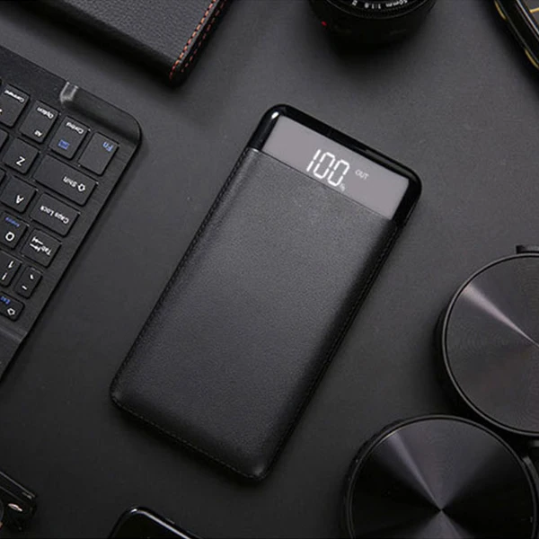 Горячее предложение-портативное зарядное устройство power Bank 8000mAh Внешняя батарея с входным портом 2A, ЖК-дисплей, usb зарядными портами для iPhone, iPad, samsung G