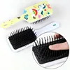 1pc Pattern Unicorn starry sky Comb Massage Children Comb Cute Girl Comb Carry Long Hair Anti-knot Comb Hair Brush 6