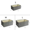 Fabric Storage Boxes with Lids Foldable Cloth Storage Box Fabric Clothes Container Wardrobe Organizer Bedroom Closet Living Room ► Photo 3/6