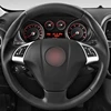 Car Steering Wheel Cover Soft Black Artificial Leather For Fiat Grande Punto Bravo Linea 2007-2022 Qubo Doblo Opel Combo ► Photo 3/6