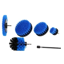 

6PCS Brush Accessory Drill Bits, Rotating Gas Washer Cleaning Brush Set For Rims, Bathtubs, Tiles, Kitchens, Cars