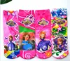 Hot Toys Cartoons Design Kids Mid-Length Socks Frozen Elsa Anna Princess Sofia Cars Mickey  Children Favorite Socks 1