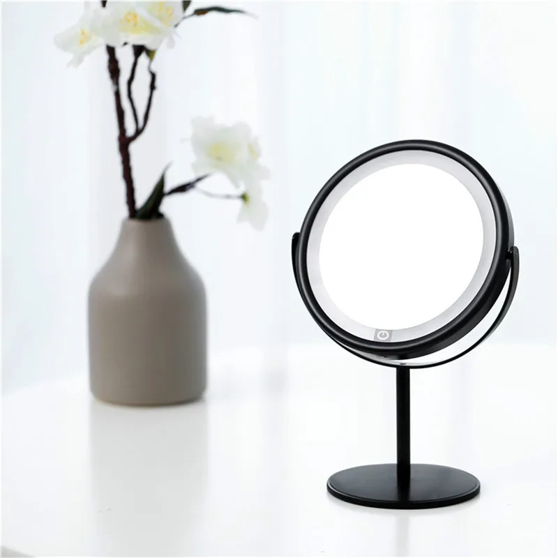 

Vicney Fashion Desktop single-sided mirror touch sensor mirror creative princess mirror desktop mirror
