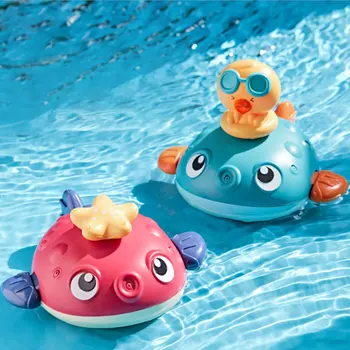 

Electric Water Puffer Fish Baby Summer Bathroom Bath Toys Baby Water Play Shower Sprinkler Educational Game Water Spraying Toys
