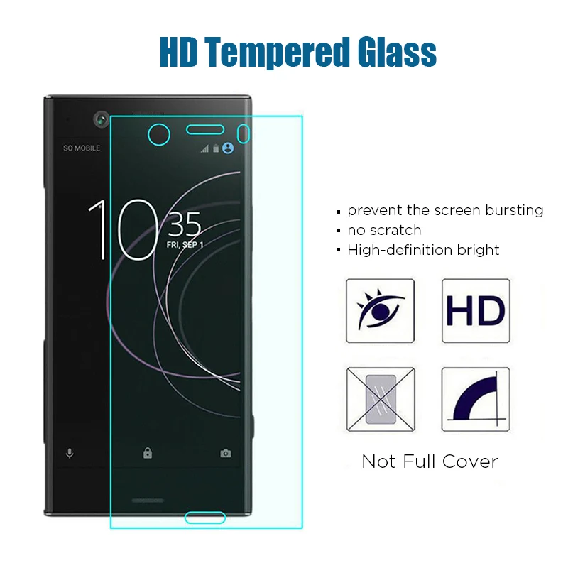 Закаленное стекло для Sony Z1 Z2 Z3 Plus Z4 Z5 Premium Clear 9H Защита экрана Compact Toughened Glass|Защитные