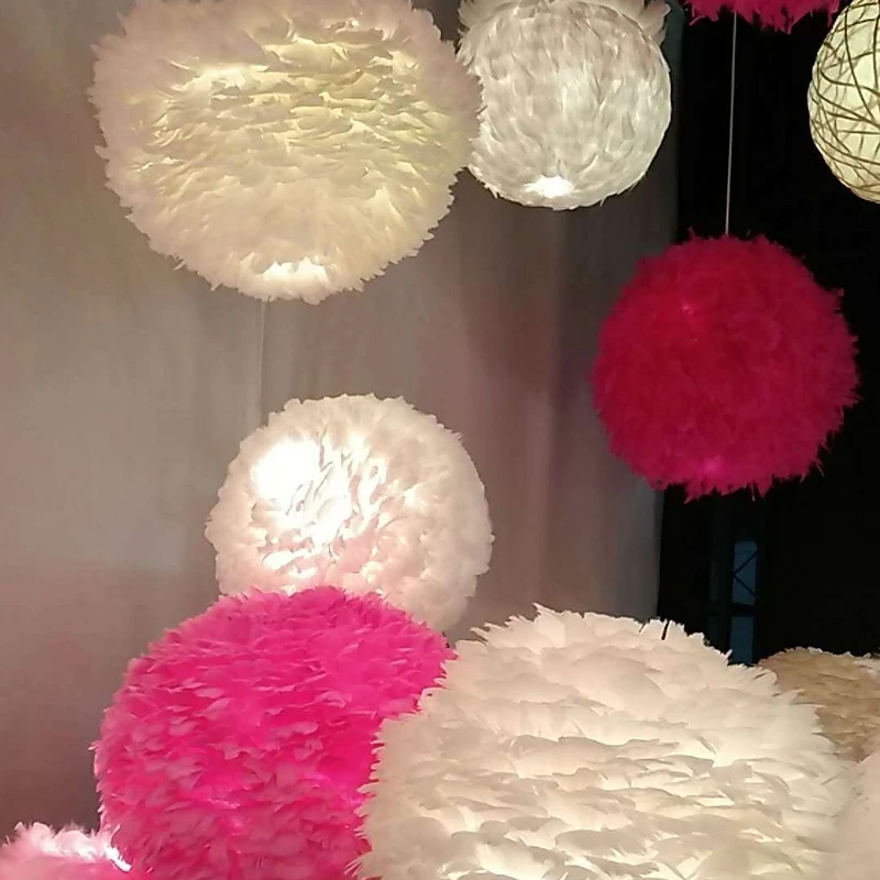 Шариковая лампа в современном стиле с розовым/белым покрытием 110 220 В навес для