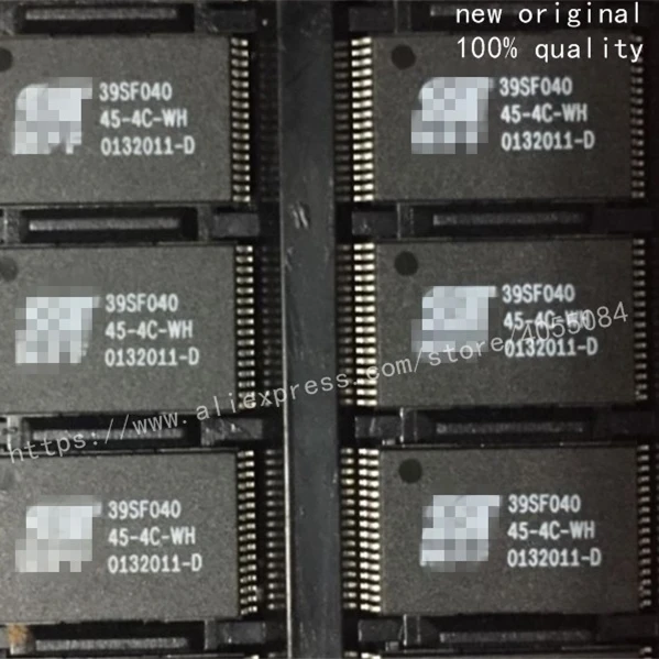 

3 шт., электронные компоненты 39SF040 45-4C-WH, чип IC