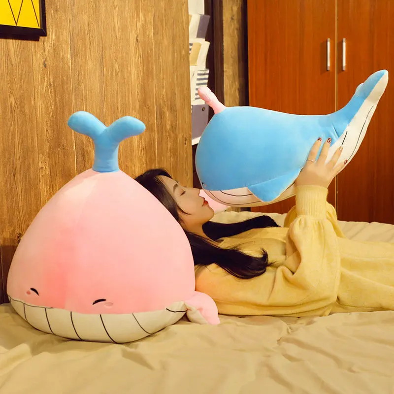 1 шт. 50 см 70 см 90 см креативные милые мягкие игрушечные киты Кукла Kawaii Плюшевые рыбы игрушки мягкие животные игрушки дети Рождество