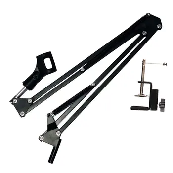 

NB35 Adjustable Studio Microphone Stand Suspension Boom Table Bracket Arm Holder Microphone Shock Mount