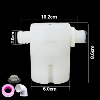 

1/2" 3/4" Floating Ball Valve Automatic Float Valve Water Level Control Valve F/ Water Tank Water Tower