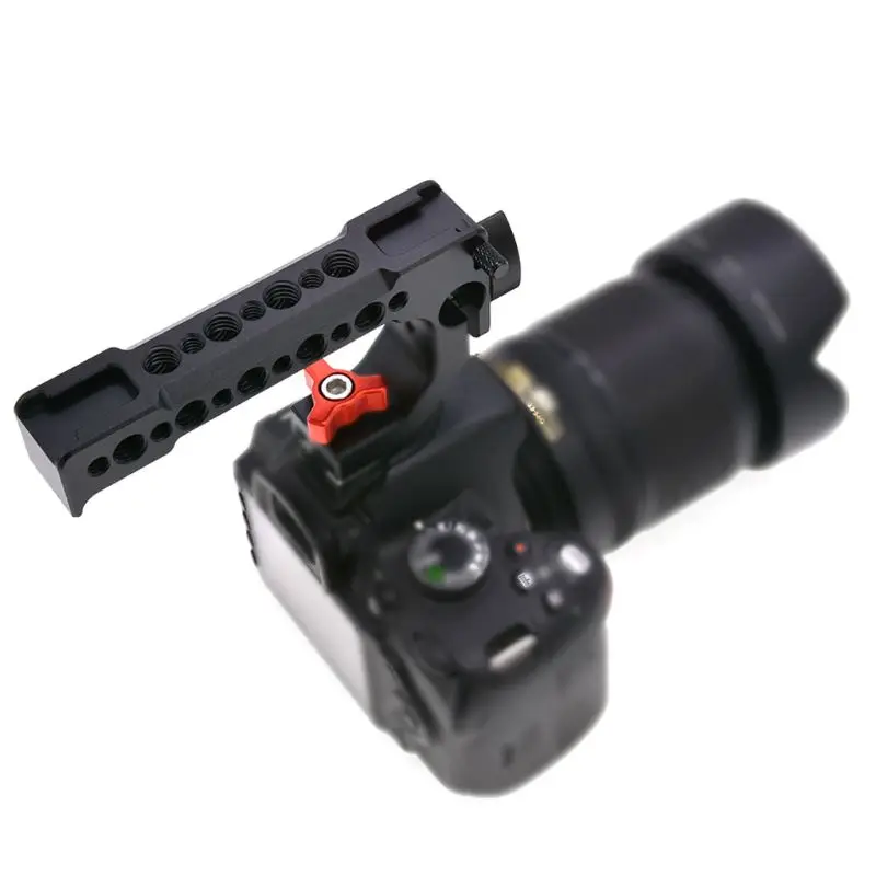 Алюминиевый Топ ручка Горячий Холодный башмак Сырная ручка для Dslr цифровой камеры комплект