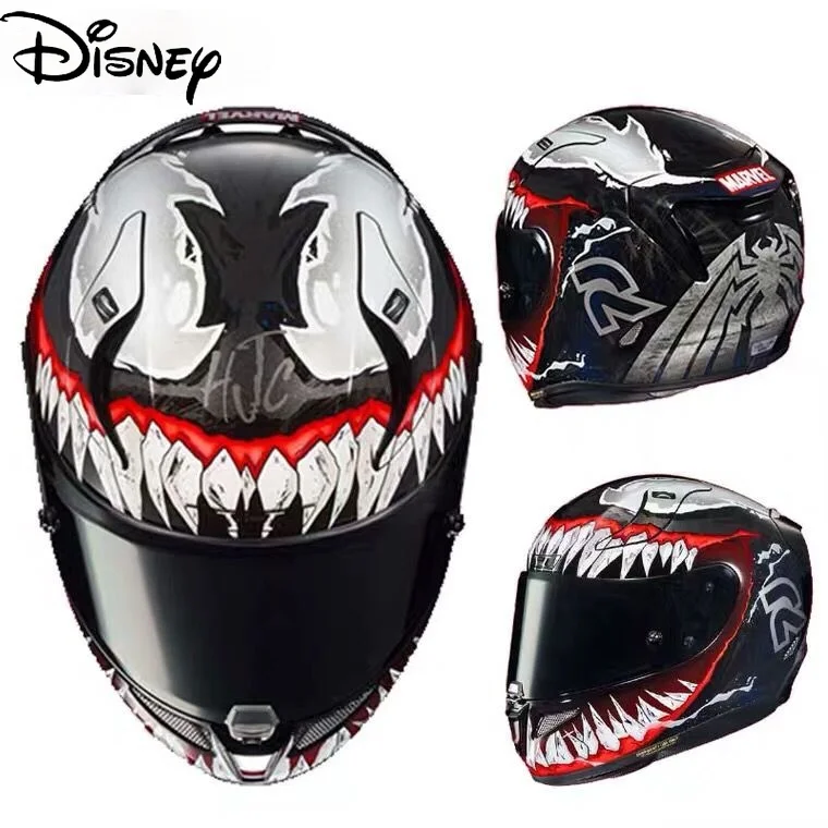 Disney Marvel Venom Helmet One or Three Generations Motorcycle Racing Competitive Protection Four Seasons Cool Safety | Спорт и