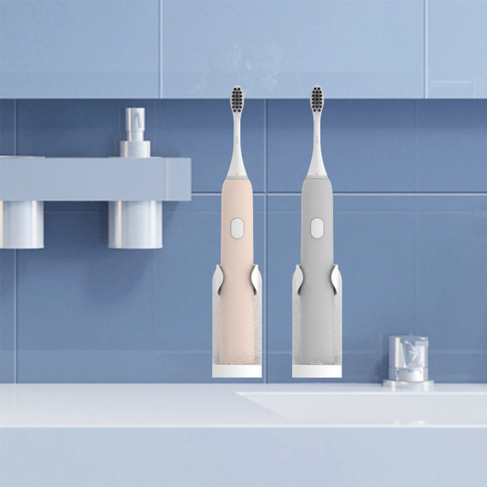Креативная бесследная стойка органайзер для зубной щетки Электрическая зубная щетка настенный держатель Экономия пространства аксессуары для ванной комнаты