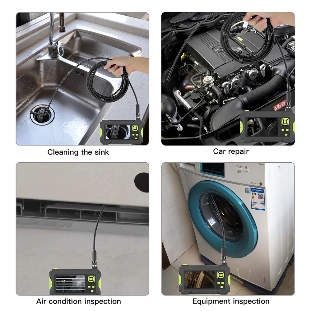 

Inspection Camera Endoscope Tube Pipe Snake Borescope 1920x1080 Pixel 2600maH