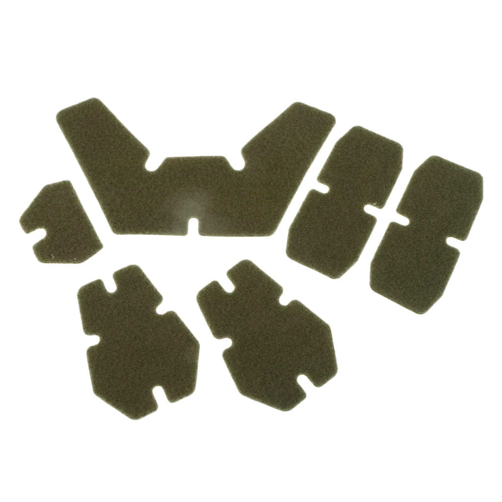 5pcs/Set DIY Tactical WST-AF Ballistic Helmet Hook And Loop Sticker Patch Strong Adhesive