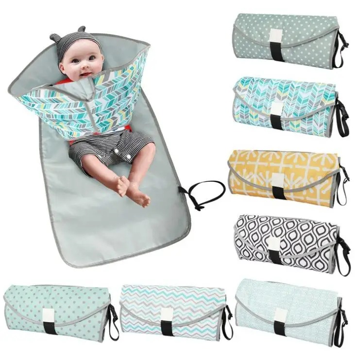 

3-in-1 Multifunctional Waterproof Portable Travel Outdoor Baby Changing Mat Infant Nappy Bag Diaper Changing Diaper Bag