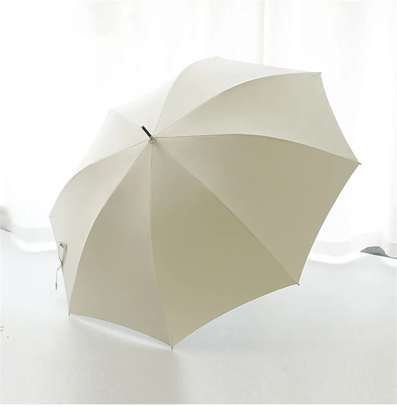 OLYCAT с длинной ручкой автоматический прозрачный зонтик модный узор Простой УФ ветрозащитный сильный большой зонт дождь женщин