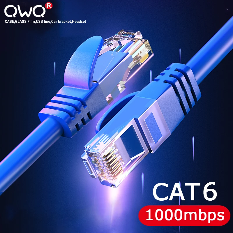 Круглый Ethernet-кабель CAT6 сетевой RJ45 Ethernet-патч-корд CAT 6 кабель для компьютера