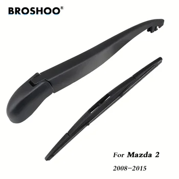

BROSHOO Auto Car Rear Wiper Blades Back Windscreen Wiper Arm For Mazda 2 Hatchback 2008 2009 2010 2011 2012 2013 2014 2015 355mm