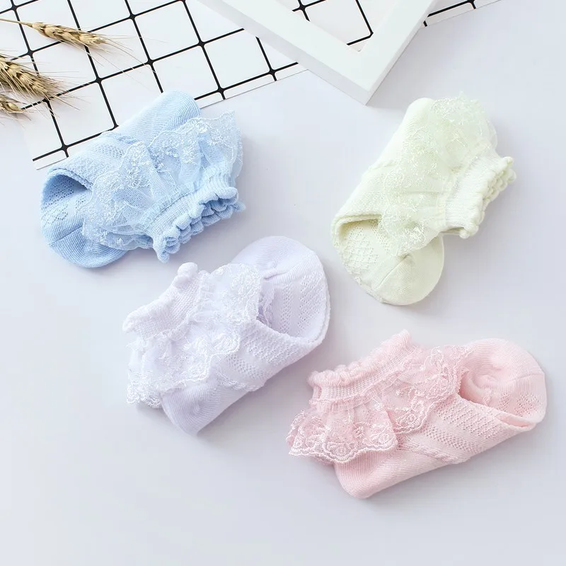 

Girls Lace Socks Baby Autumn & Winter Socks Children Lace 1 Infant Princess 3 White Dance Short Socks Summer