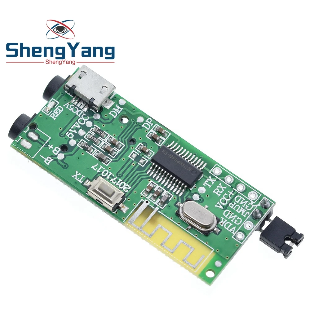 

Bluetooth 4.2 Stereo Audio Transmitting and Receiving Module Wireless USB 3.5mm Audio Interface TF Card MP3 DIY