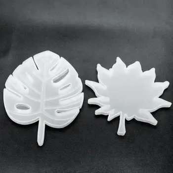 

UV Resin DIY Concrete Coaster Silicone Mold Cement Insulation Pad Molds L4ME