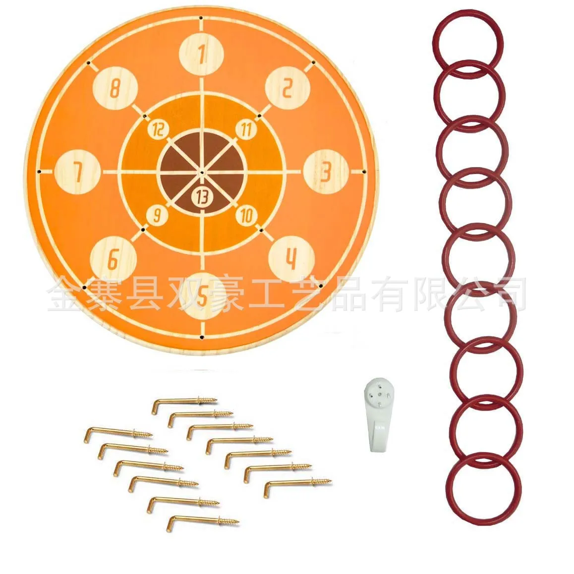 

Wooden round Plates Ring Plate Wood Throwing Ring round Plates Hookey Ring Toss Game