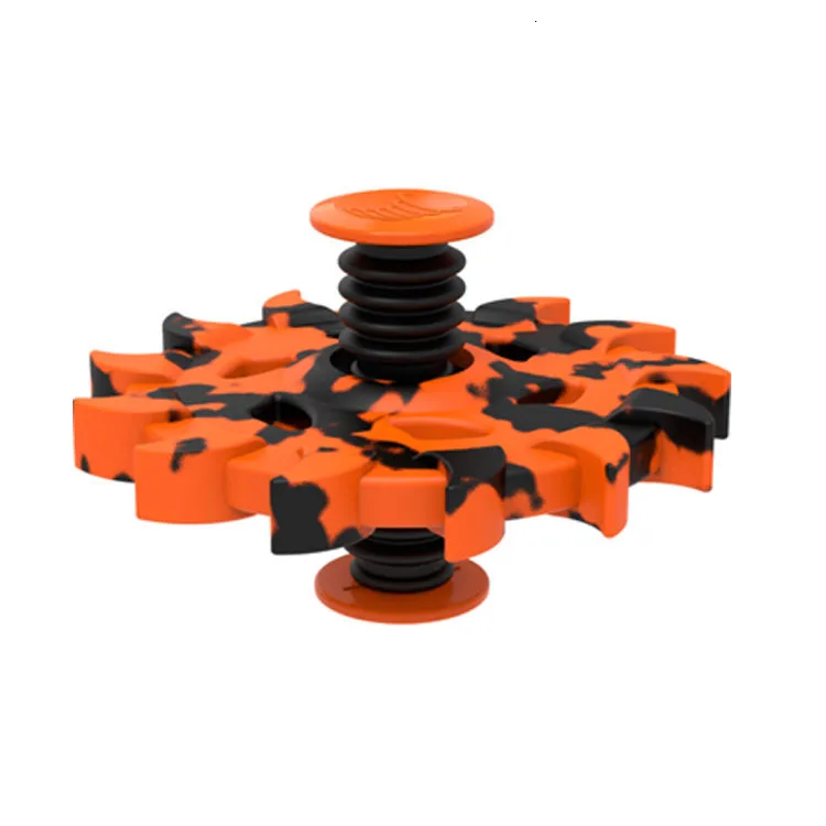 Fingertip Elastic Bounce Spring Gyro Finger Interval Decompression Toy Relieves Stress Office Party Game Gifts For Children