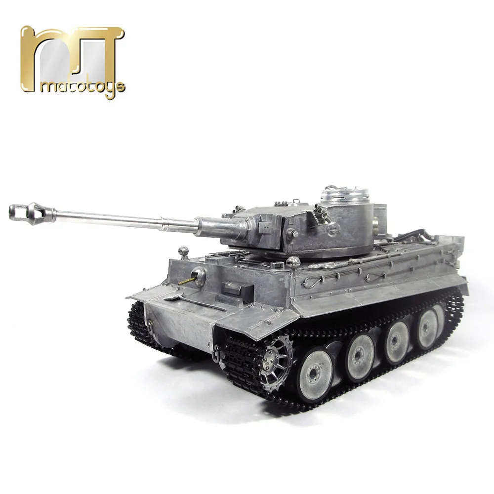 Мату 1220 100% металла 1 16 Немецкий Тигр 2.4 Г RC танк инфракрасный битве recoil баррель BB